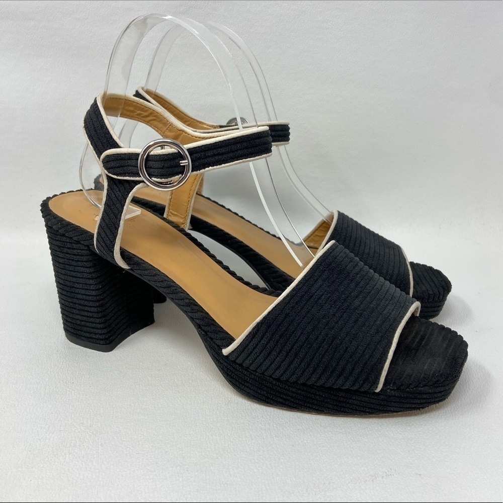 Urban Outfitter Black Open Tor Ankle Strap Heels, Women’s Size EU 40/US 9.5.